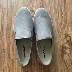 Seavees Baja Grey linen slip on - 11 never worn